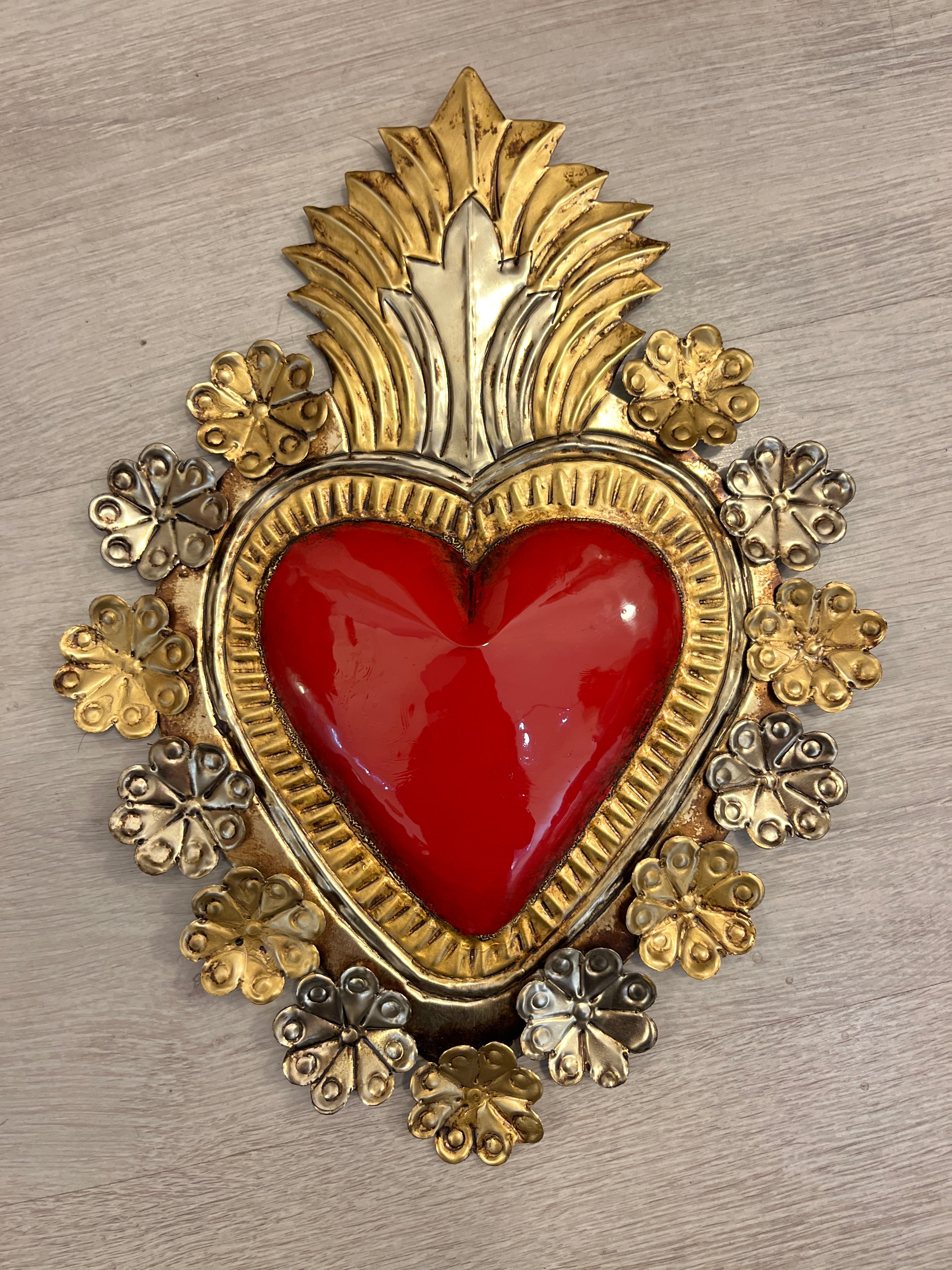 Heart flower halo