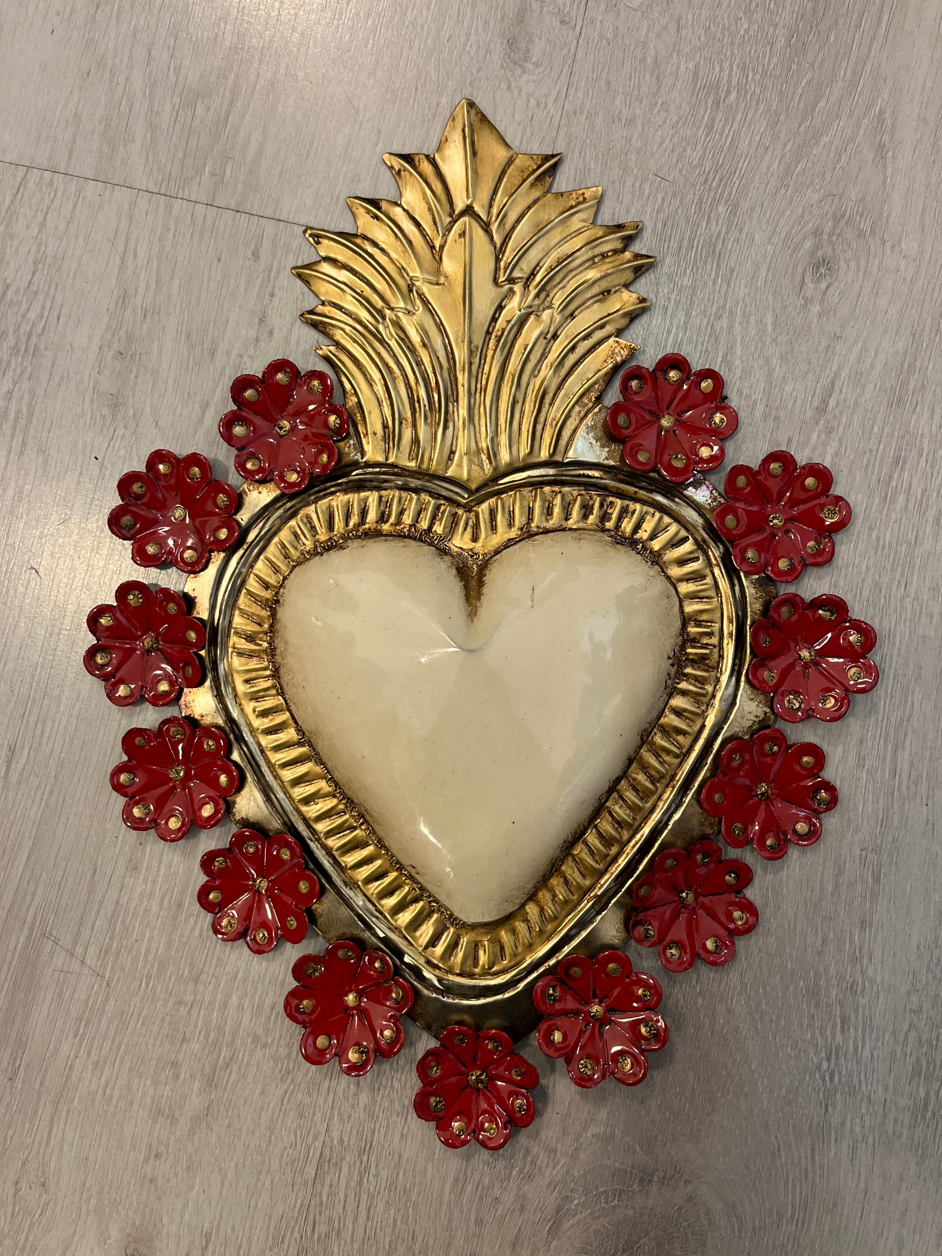 Heart flower halo