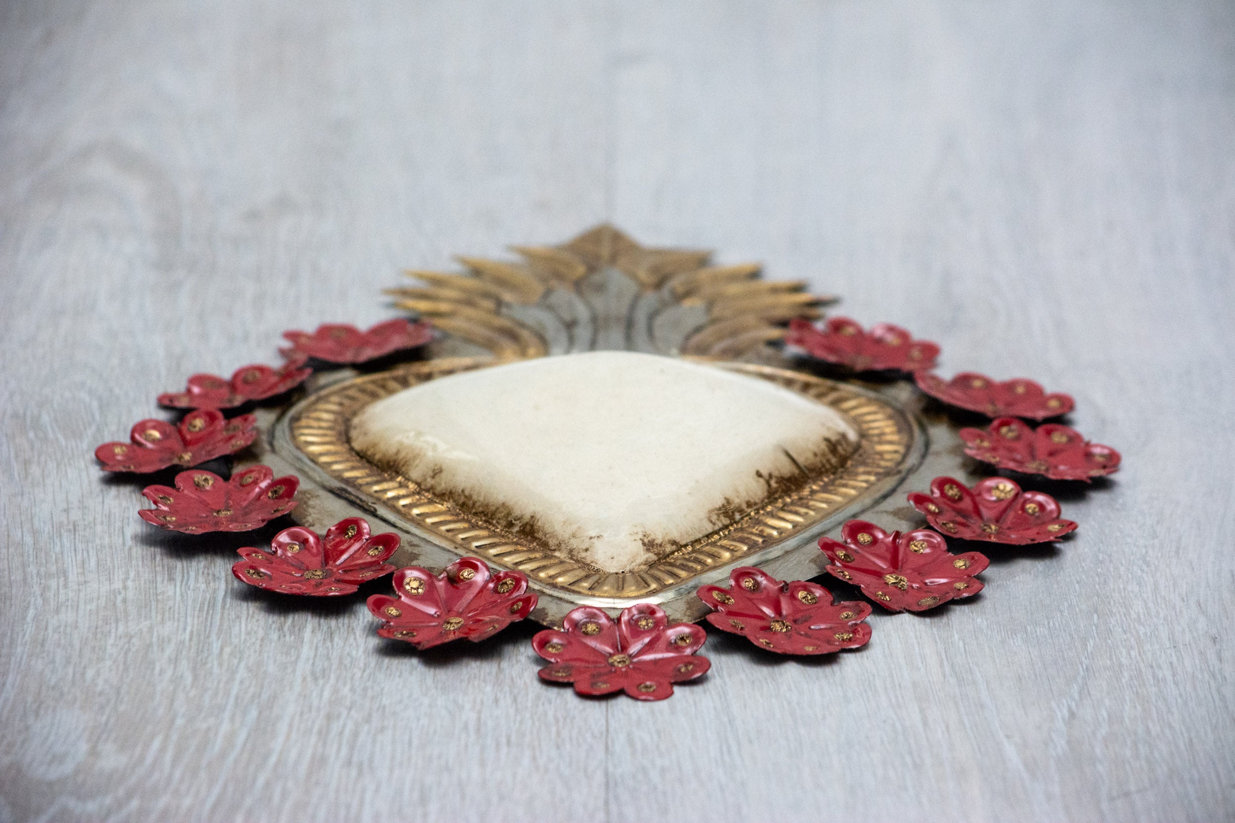 Heart flower halo