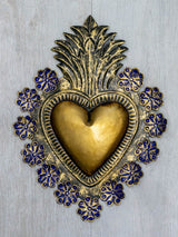 Corazón halo de flores