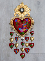 Heart rain of hearts birds Tenango