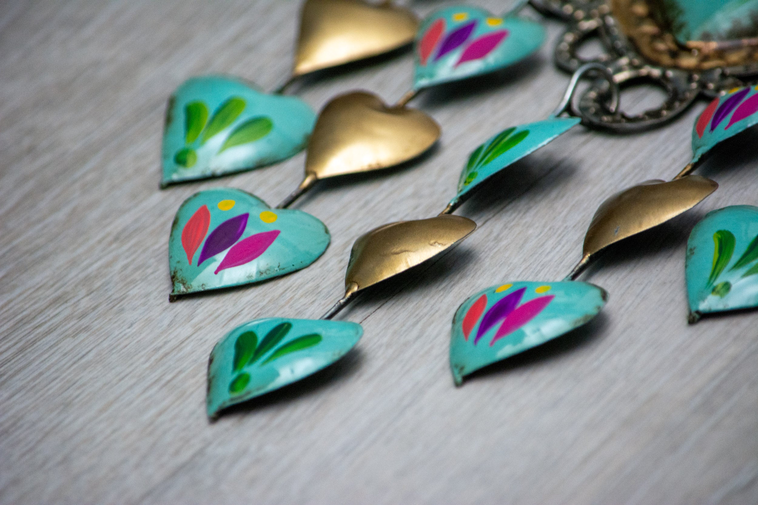 Heart rain of hearts birds Tenango
