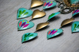 Heart rain of hearts birds Tenango