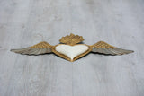 Dotted flame heart