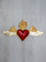 Dotted flame heart