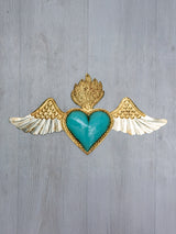 Dotted flame heart