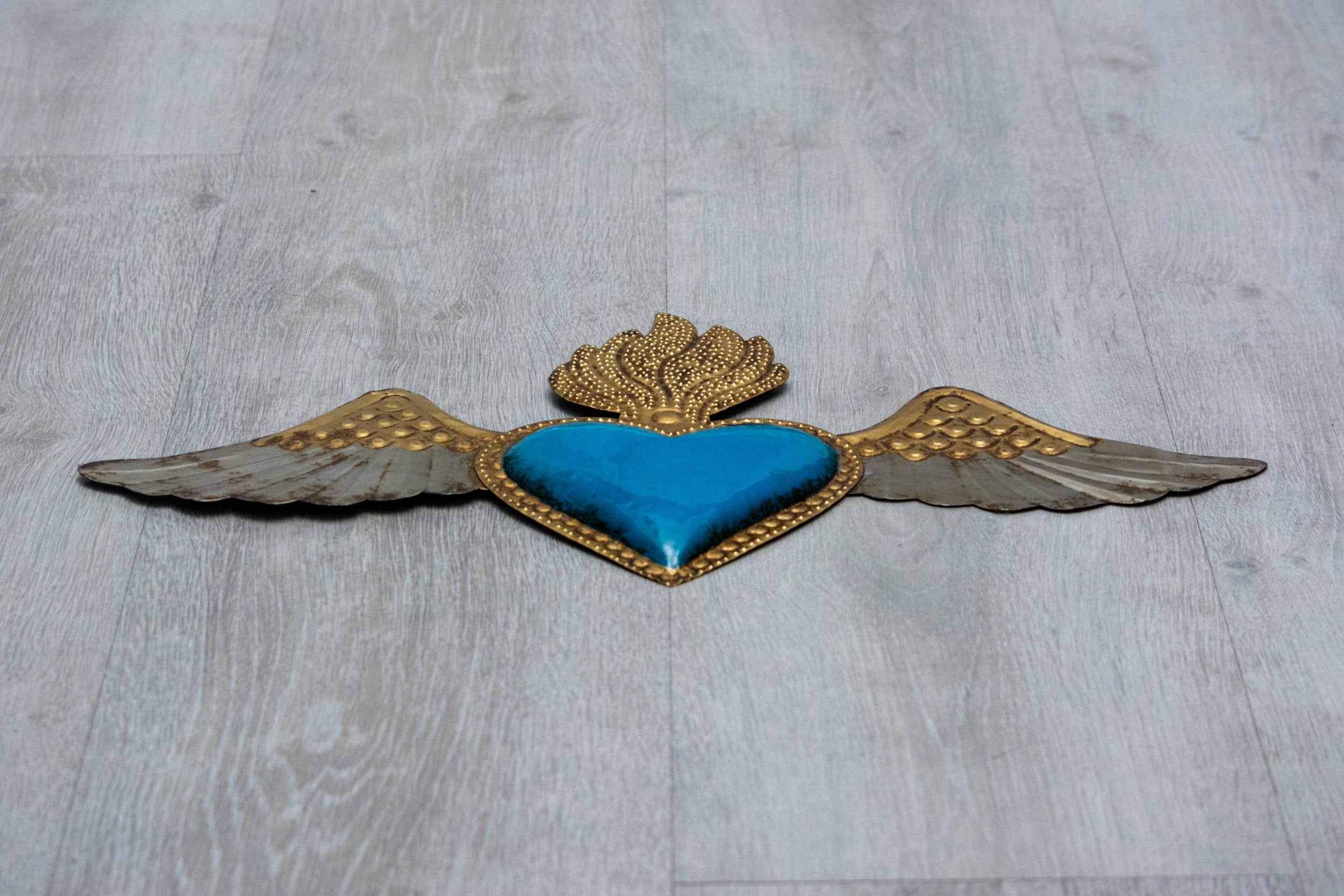 Dotted flame heart