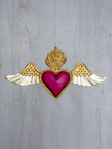 Dotted flame heart