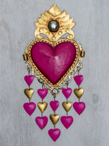 Corazón lluvia de corazones