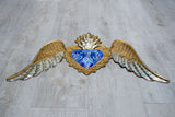 Double flame winged heart Talavera