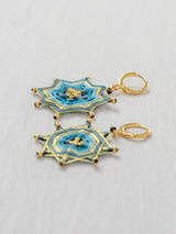 Aretes mandala estrella chicos