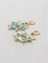 Aretes mandala estrella chicos