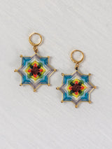 Aretes mandala estrella chicos
