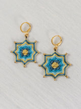 Aretes mandala estrella chicos