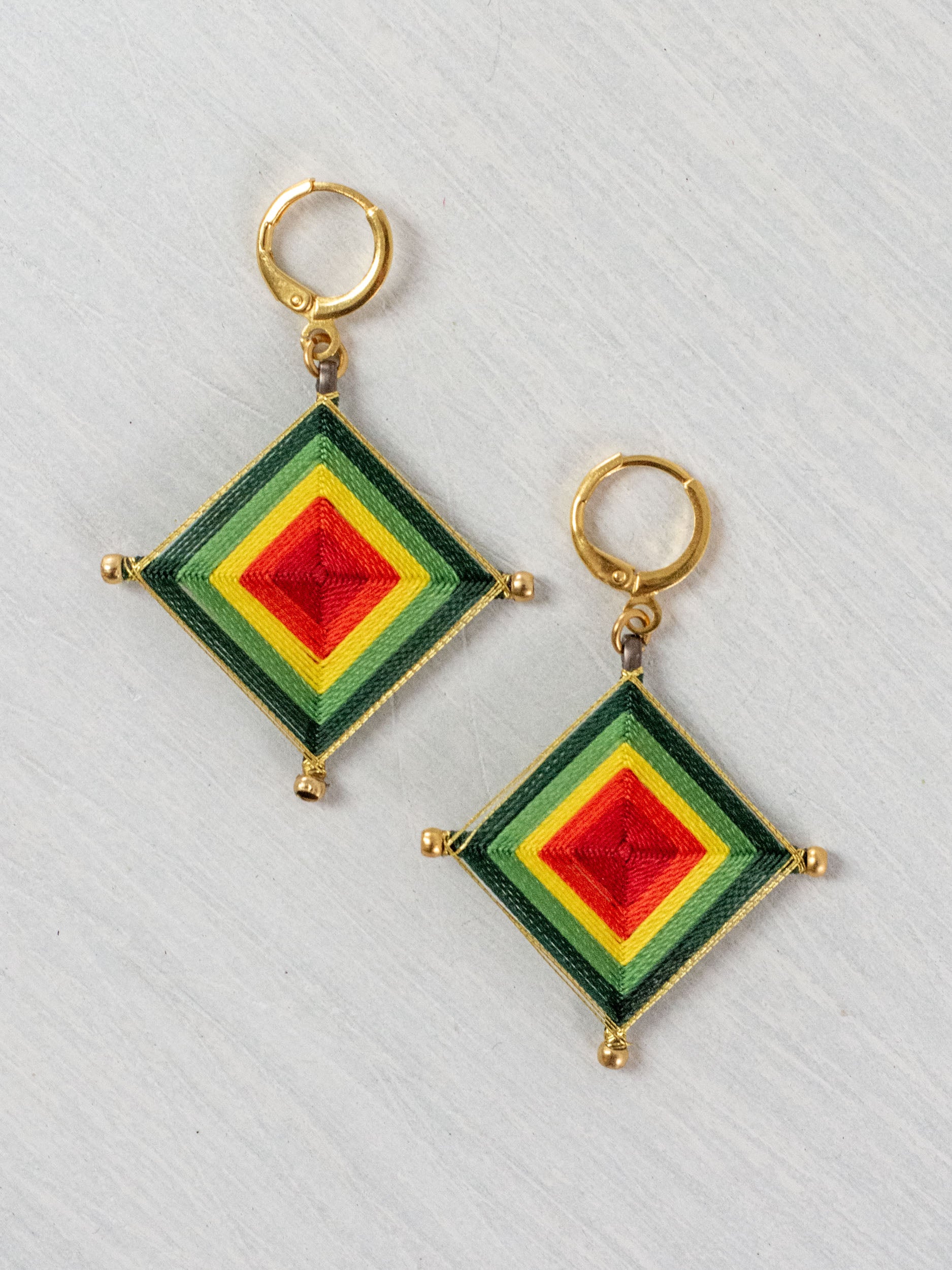 Aretes ojos de dios