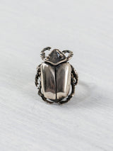Large scarab ring