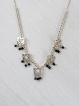 Papel picado necklace with heart