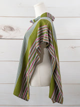 San Cristobal adjustable long poncho with stars