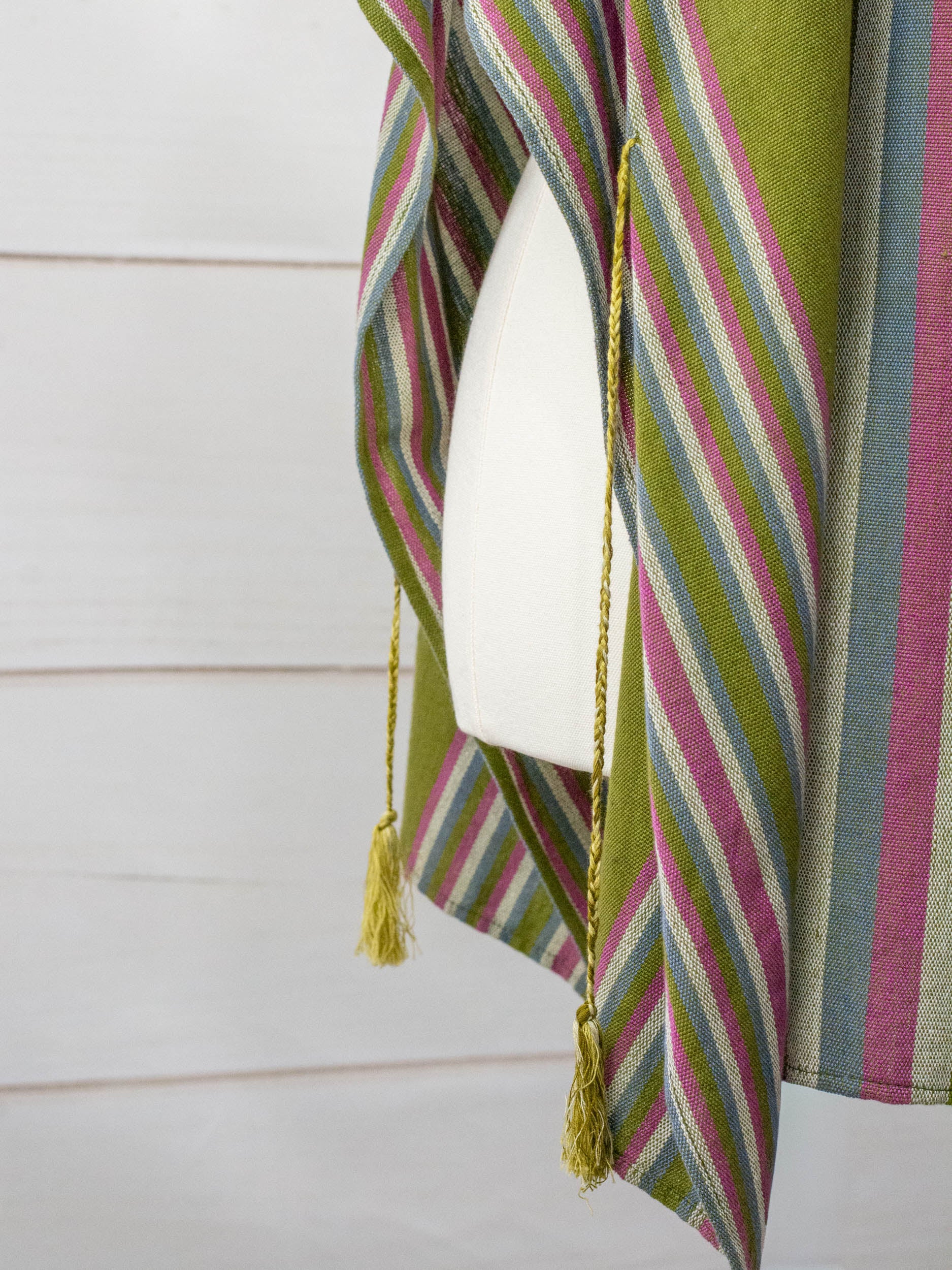 San Cristobal adjustable long poncho with stars