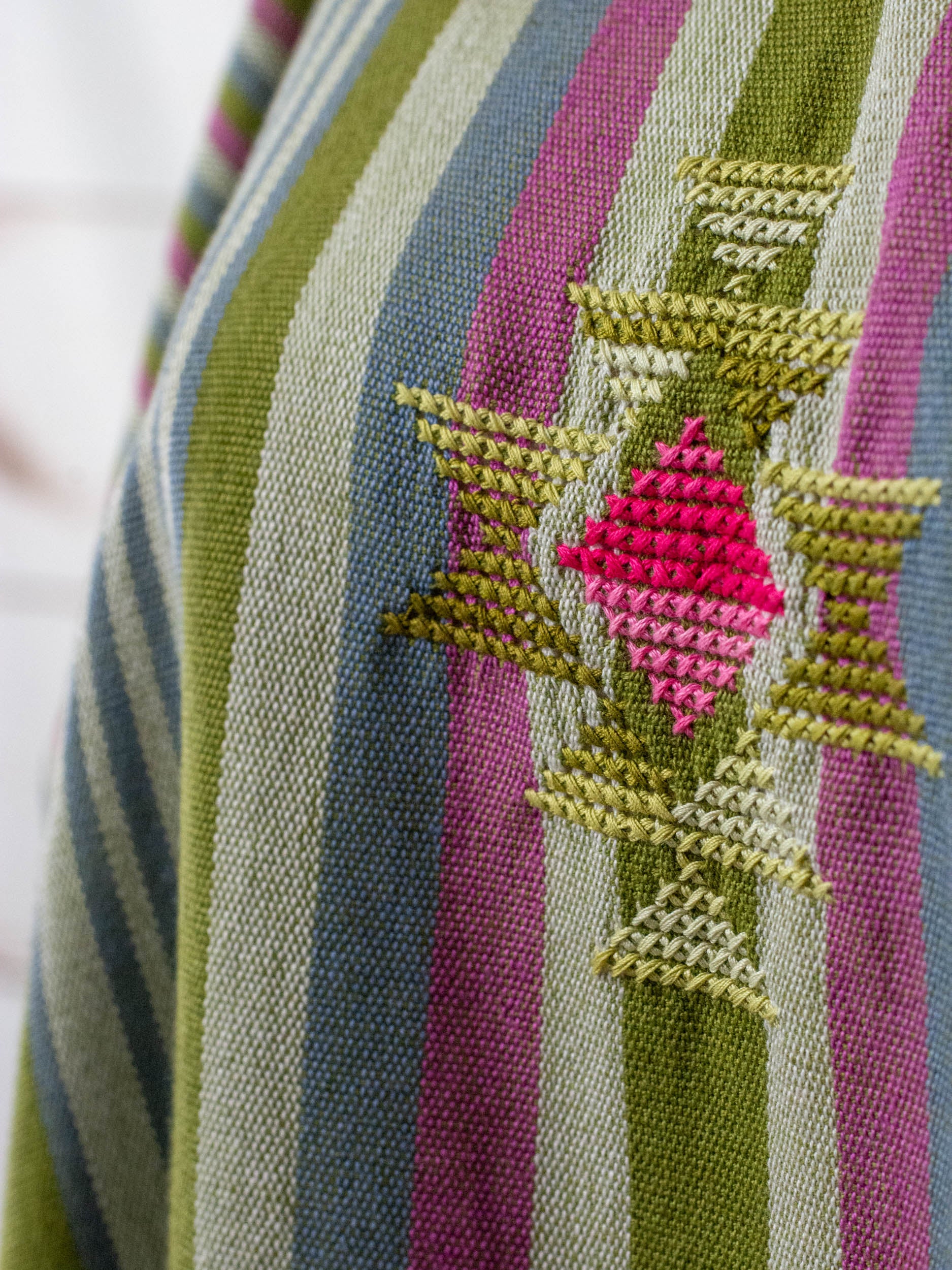 San Cristobal adjustable long poncho with stars