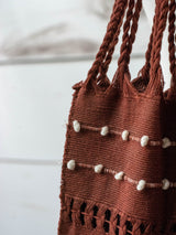 Chiapas bag with pompom and little balls