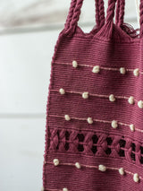 Chiapas bag with pompom and little balls