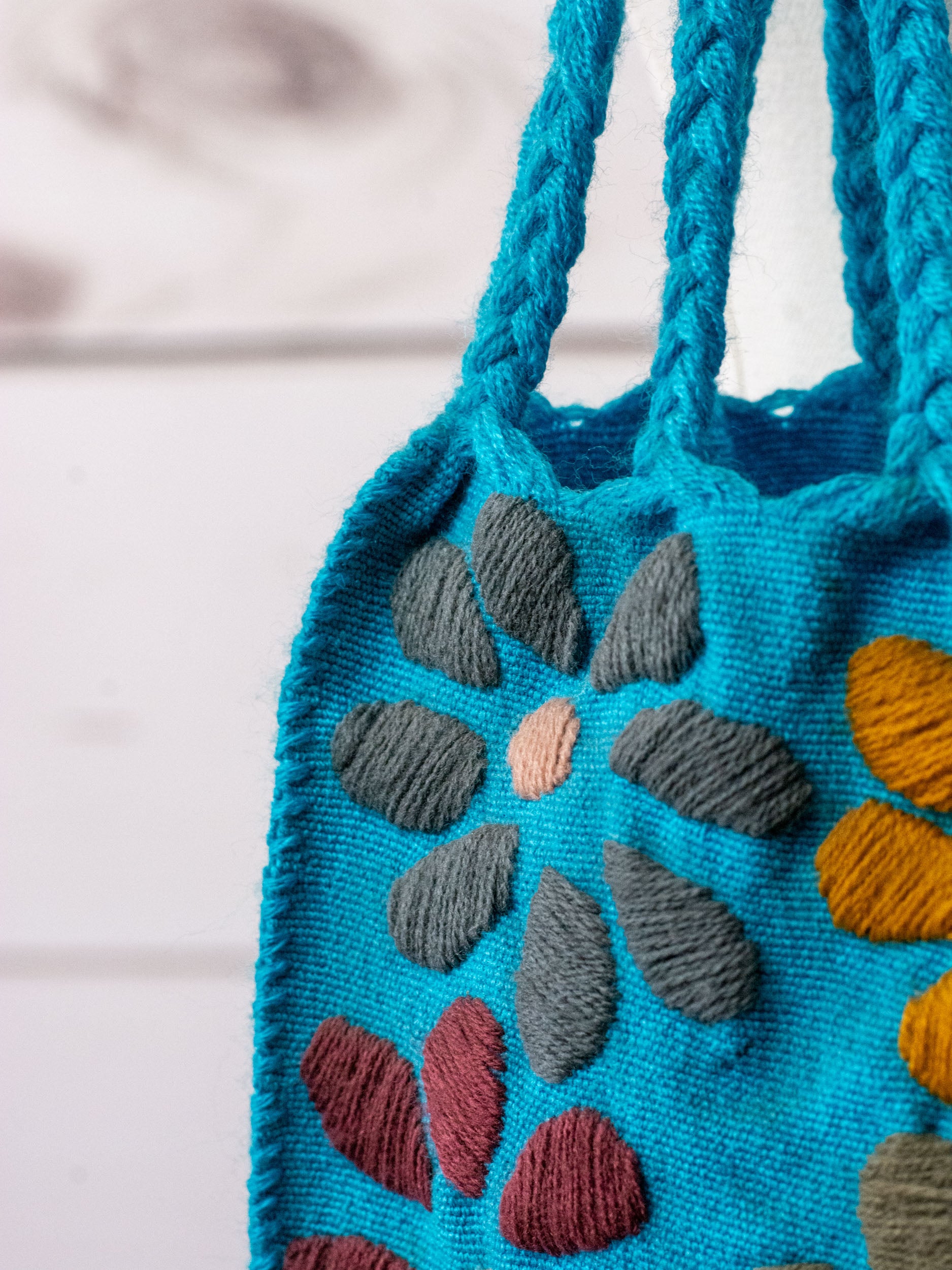 Chiapas bag with flowers