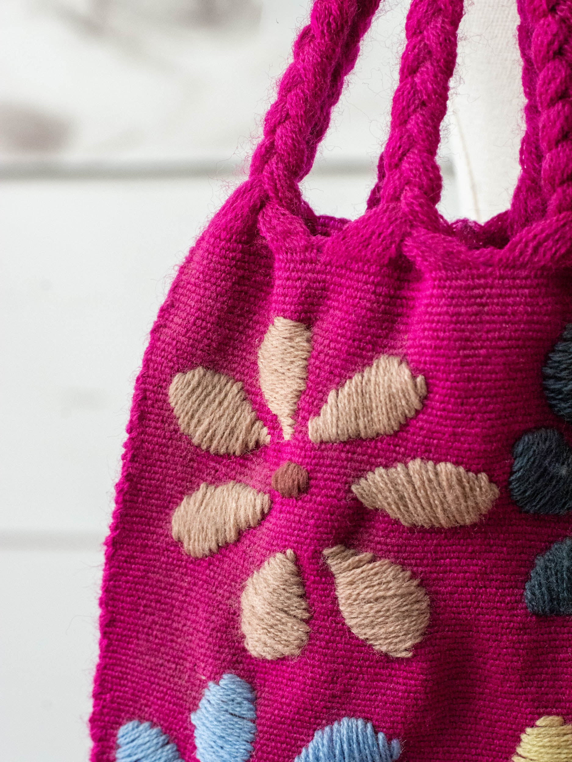 Chiapas bag with flowers
