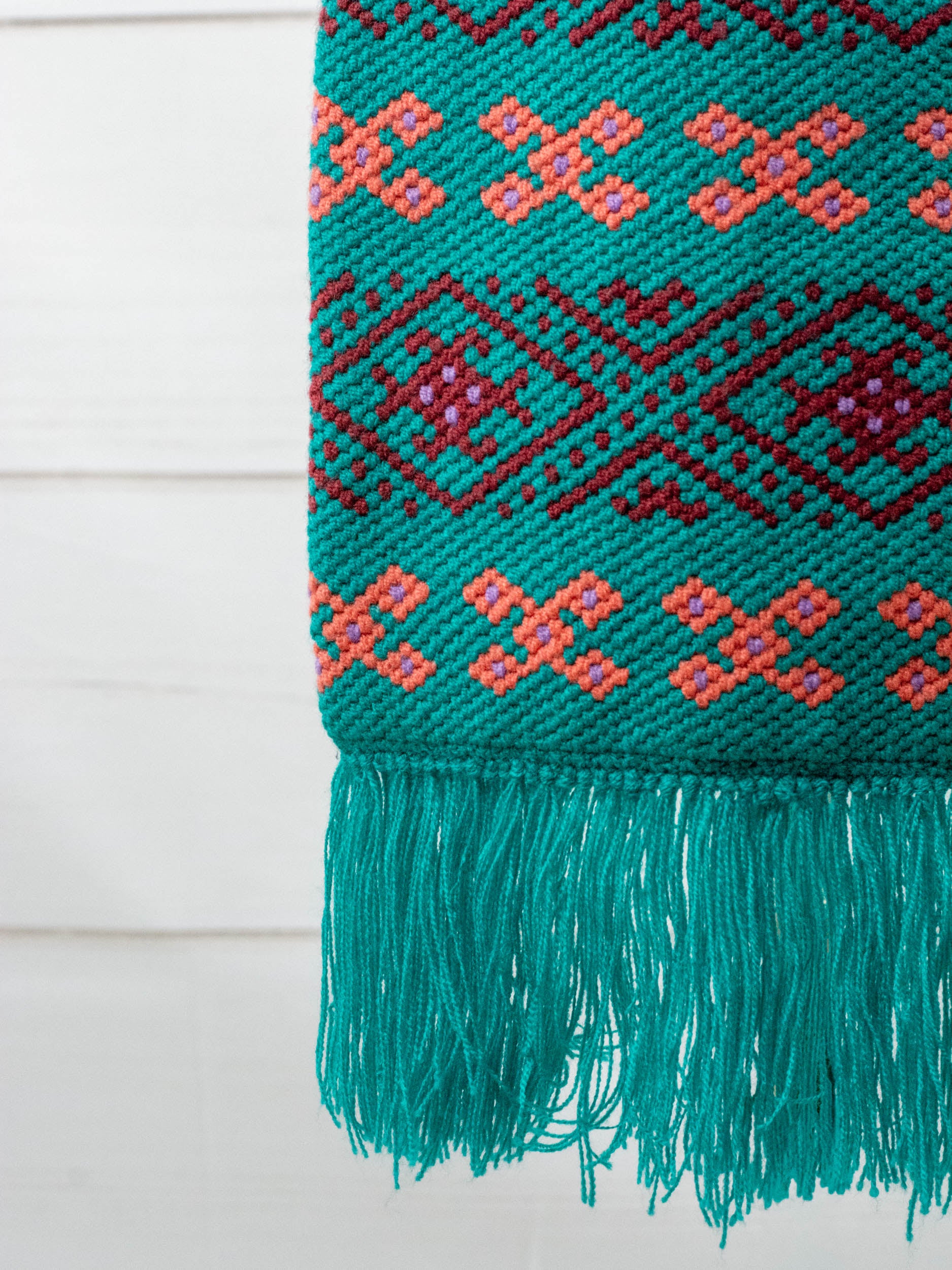 Boho bag from Chiapas with fringe