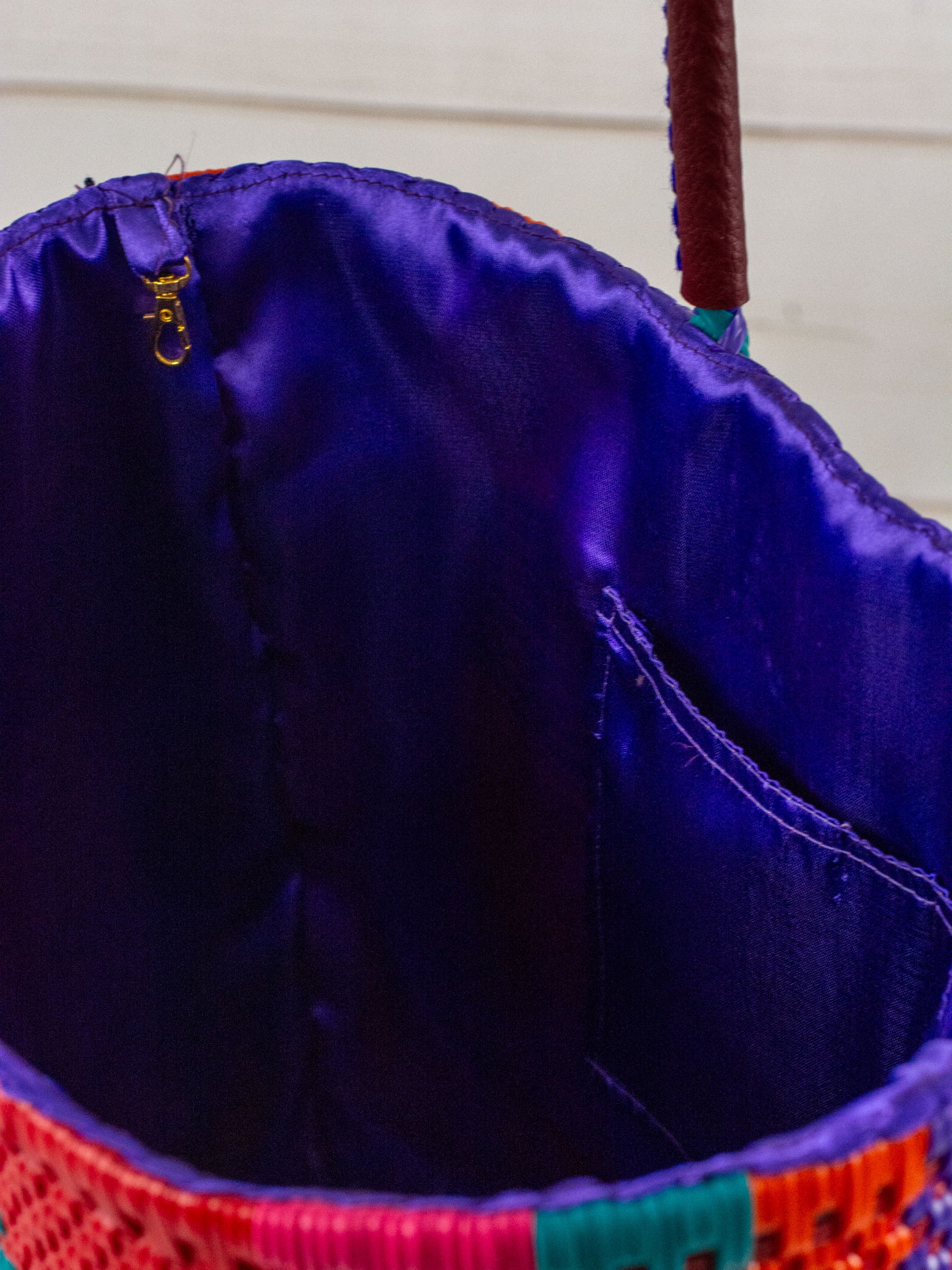 Large heart miracle artisan bag