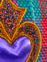 Large heart miracle artisan bag