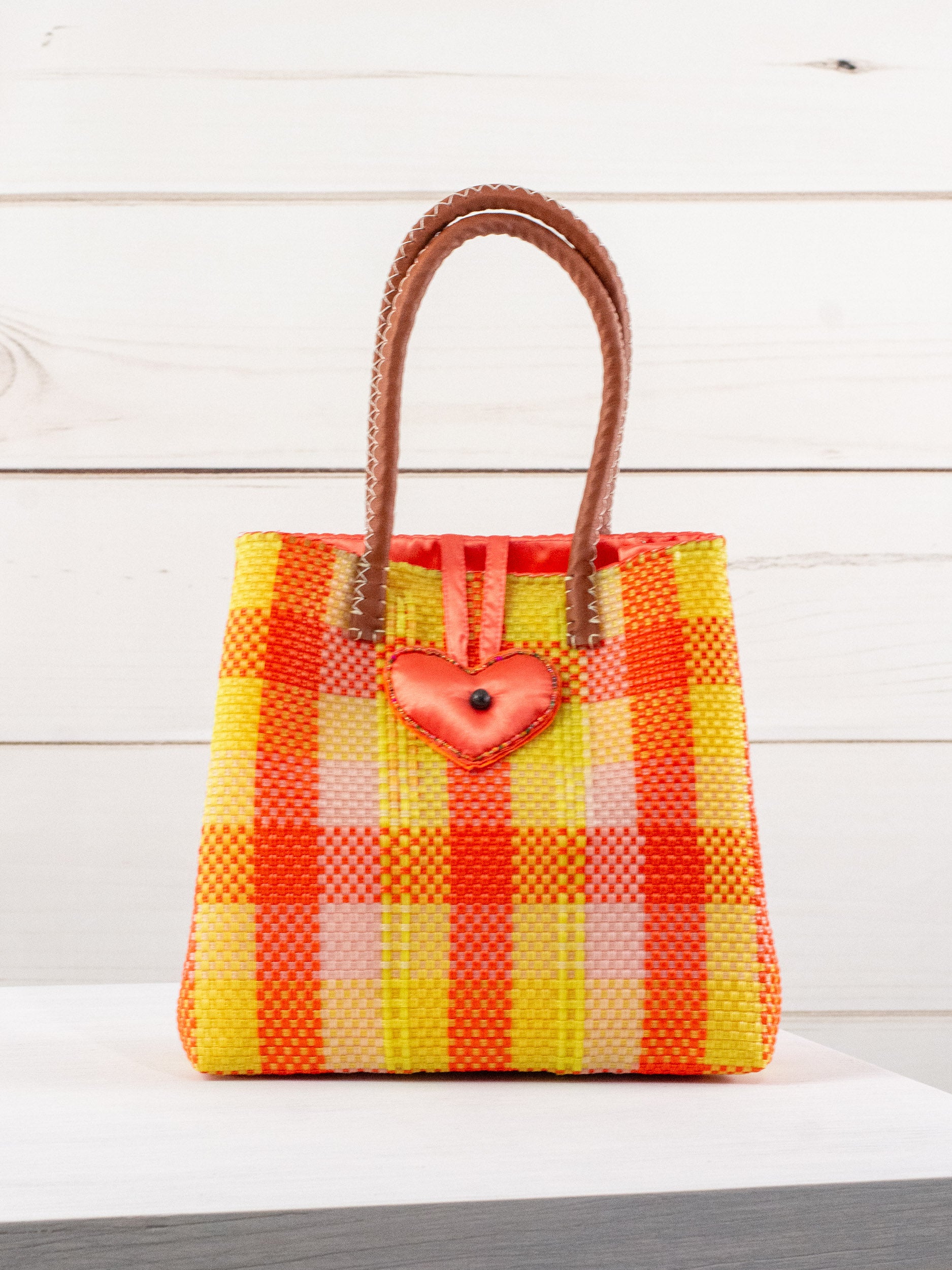 Medium heart milagro artisan bag