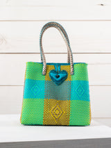 Medium heart milagro artisan bag