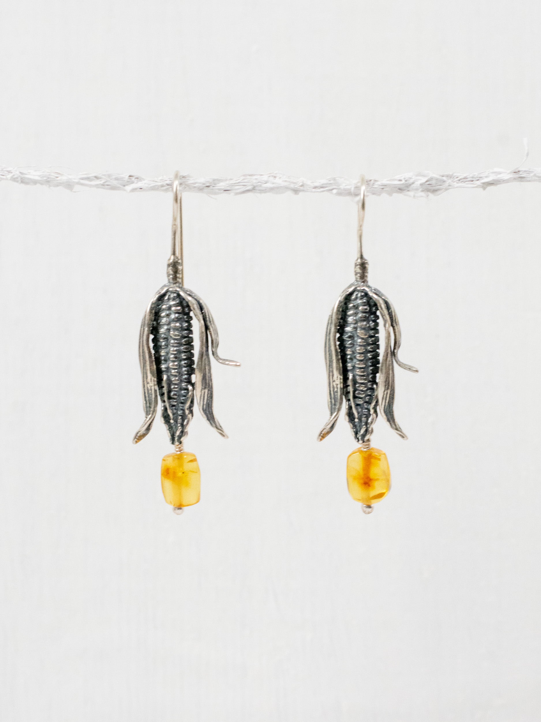 Corn cob earrings