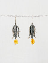 Corn cob earrings
