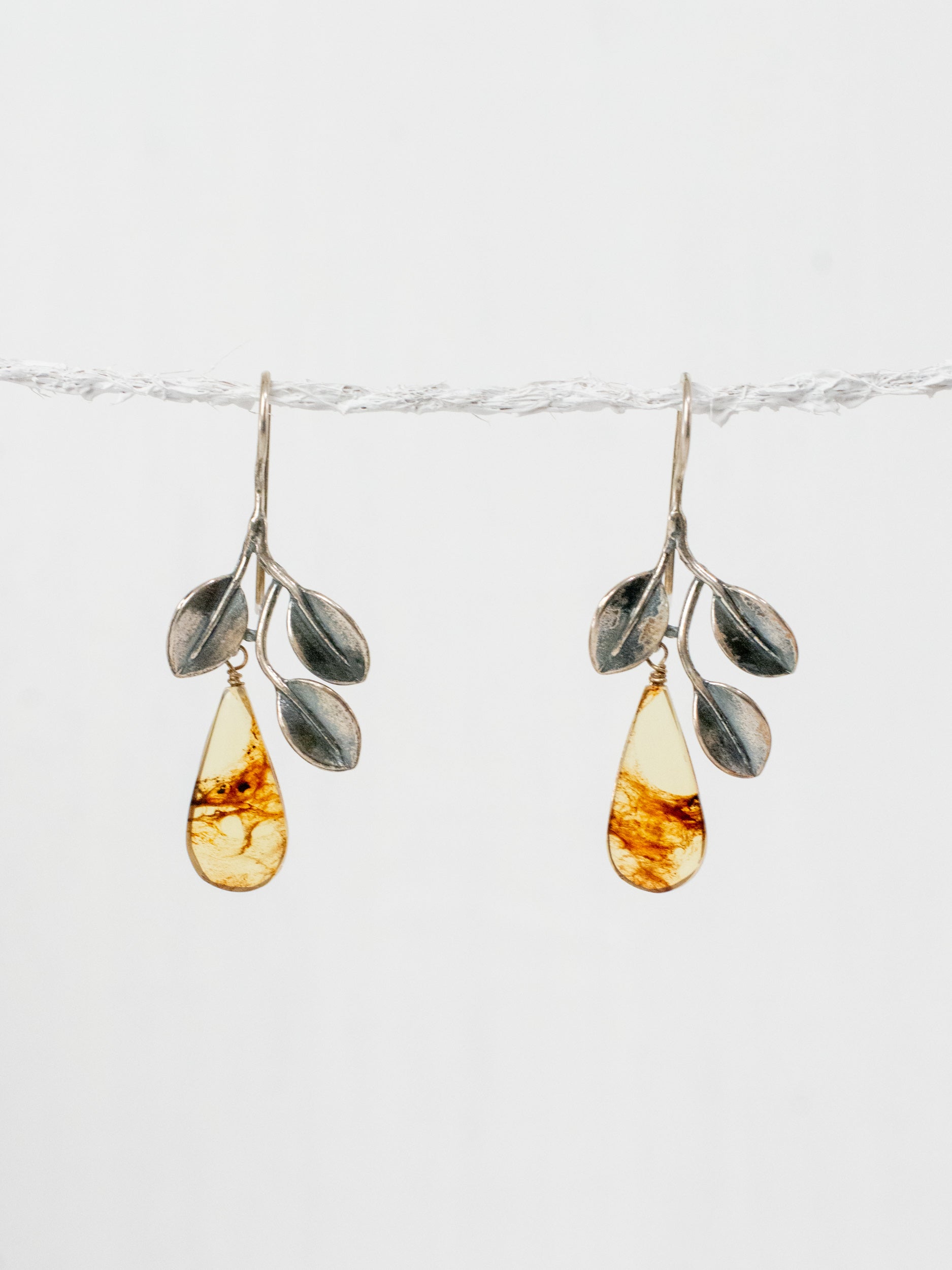 Earrings with three mangrove hooks