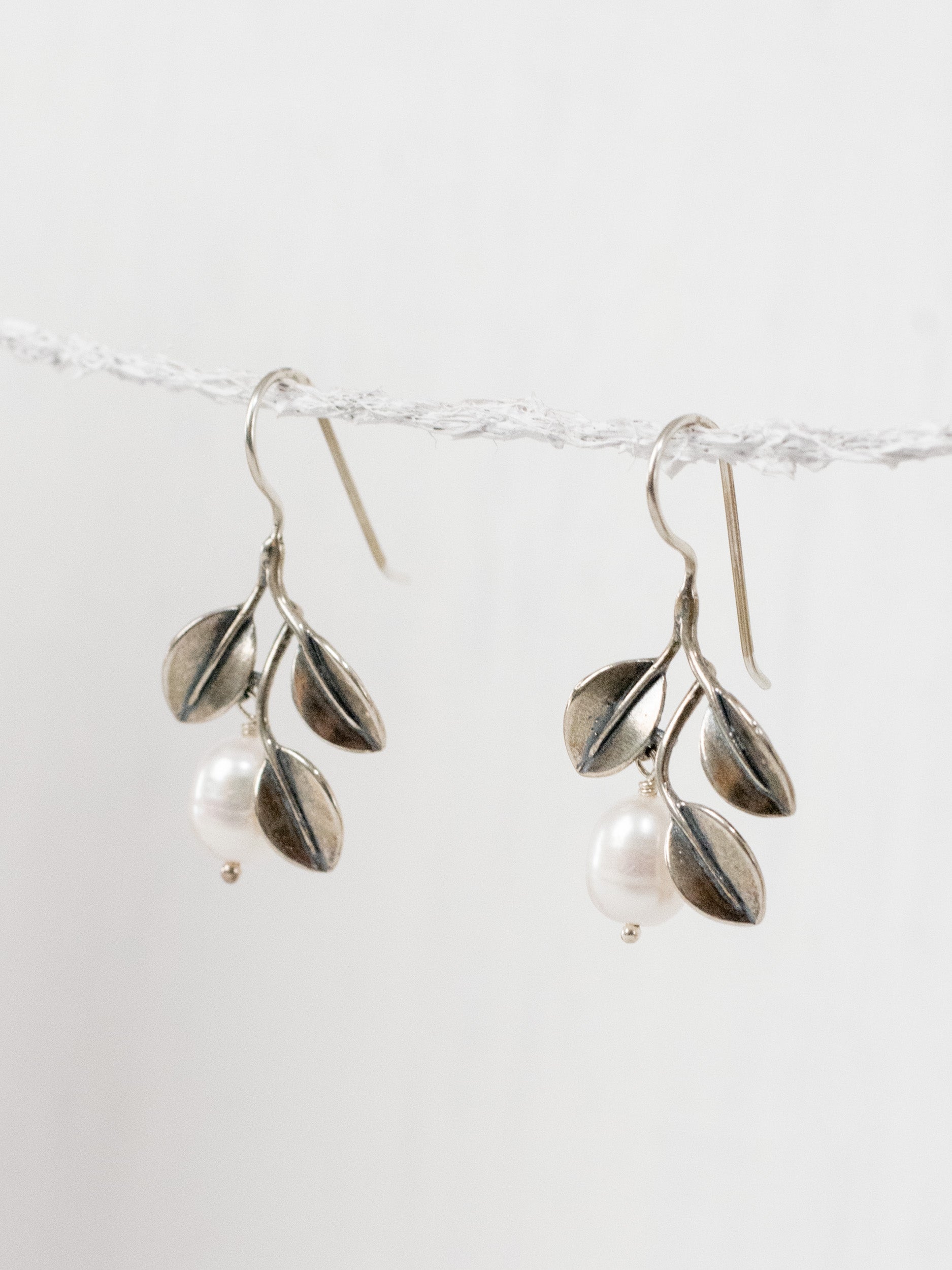 Earrings with three mangrove hooks