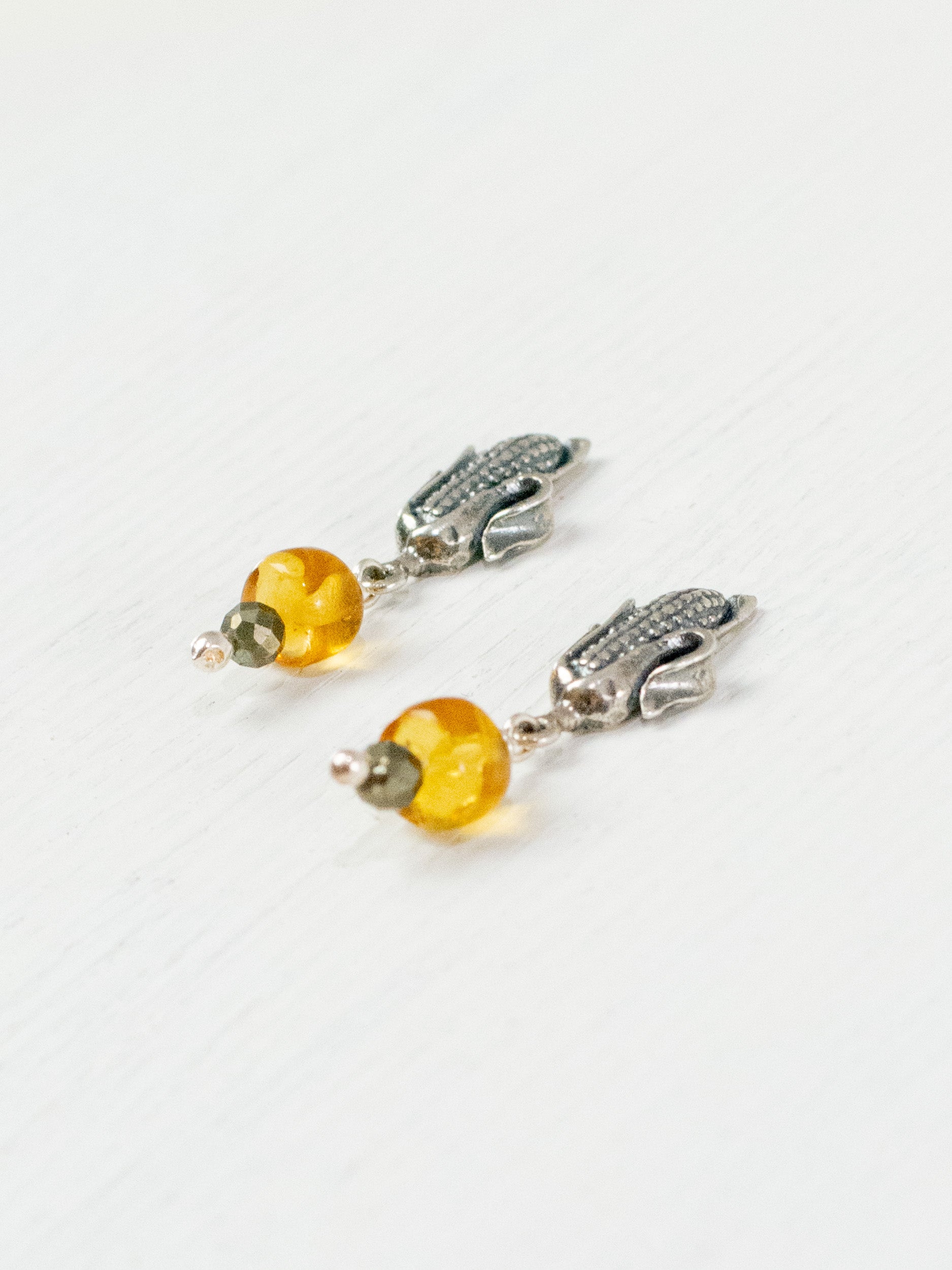 Miniature corn on the cob earrings