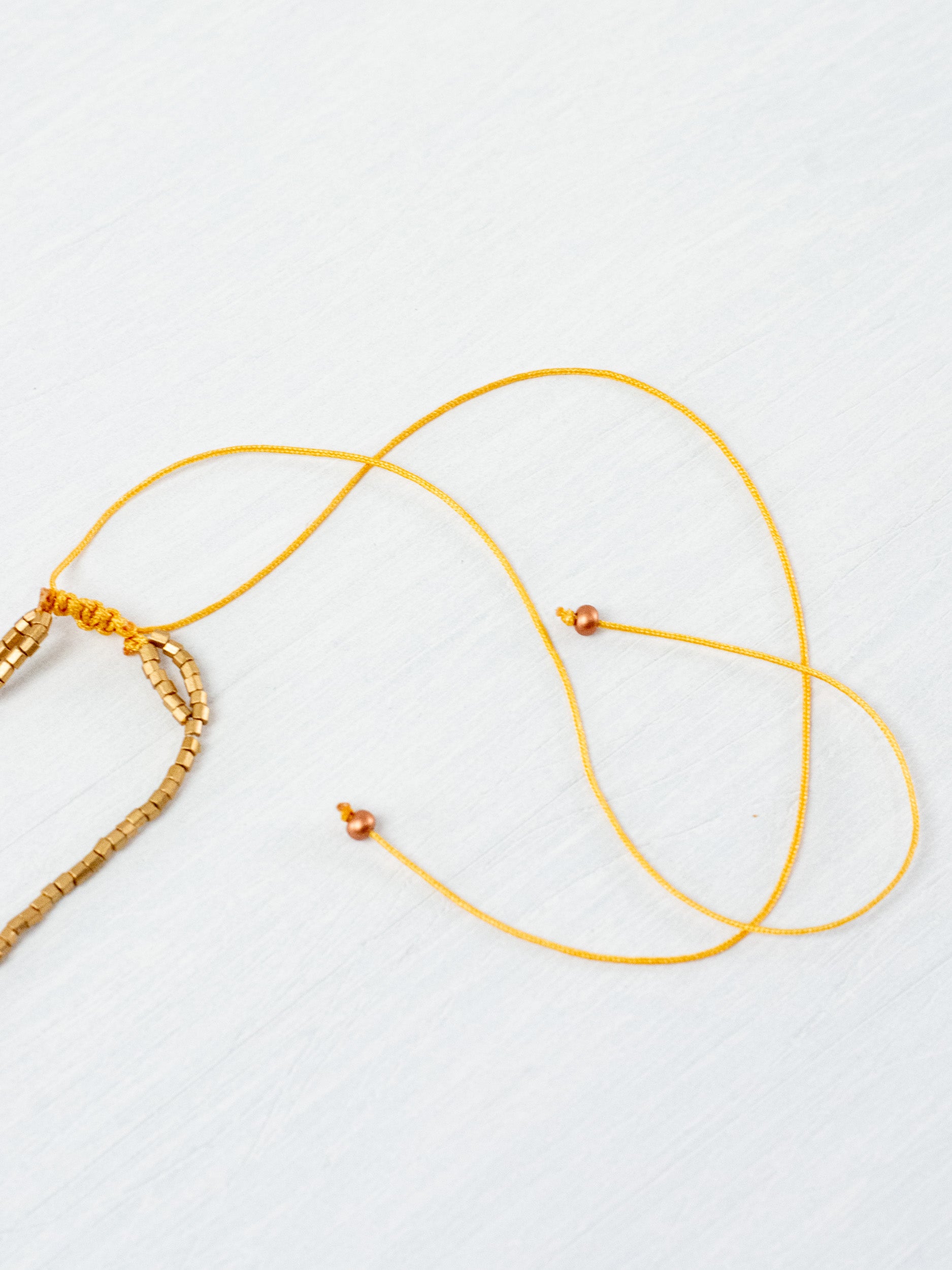 Mini embroidered heart necklace
