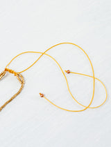 Mini embroidered heart necklace