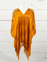 Long poncho all unraveled Chiapas