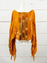 Long poncho all unraveled Chiapas