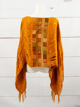 Long poncho all unraveled Chiapas