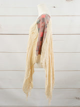 Long poncho all unraveled Chiapas