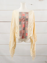 Long poncho all unraveled Chiapas
