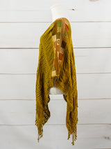 Long poncho all unraveled Chiapas