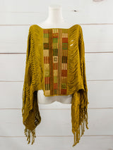 Long poncho all unraveled Chiapas