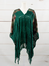 Long poncho all unraveled Chiapas