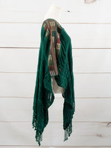 Long poncho all unraveled Chiapas