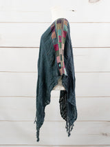 Long poncho all unraveled Chiapas